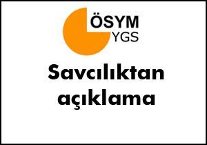 Savcılıktan YGS açıklaması