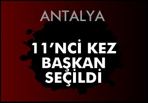 Başkanlık koltuğuna 11'inci kez oturdu