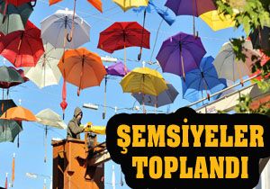 Şemsiyeler nisan ayına kadar yok