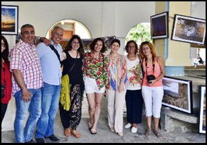 Demreli sanatçılar Meis'te sergi açtı