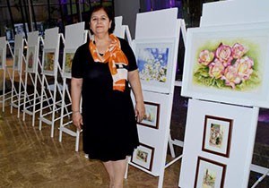 Büyükkalay'ın resim sergisi açıldı