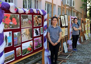 Öğrencilerin sergileri sergilendi