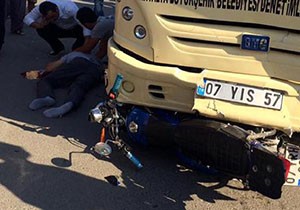Kazada yaralanan motosiklet sürücüsü 5 gün sonra öldü