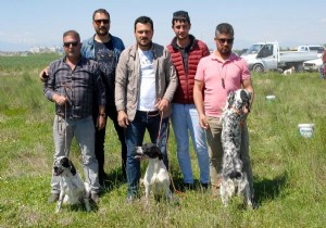 Av köpekleri Serik'te yarıştı