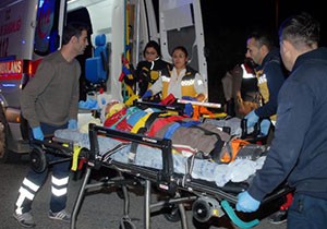 Serik'te kaza: 5 yaralı