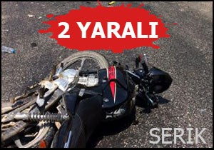 Serik'te kaza; 2 yaralı