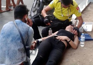 Antalya'da sıcaktan bayıldı