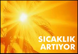 Sıcaklık artıyor