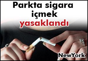 Parkta sigara içmek yasaklandı