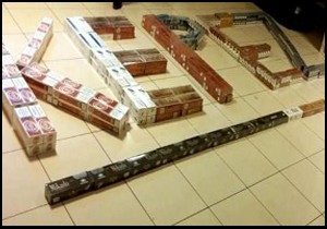 Hurdacıya kaçak sigara baskını