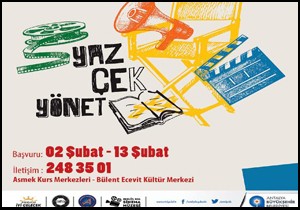 Büyükşehir Belediyesi Sinema Atölyesi başlıyor