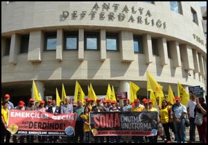 Antalya'da Soma grevi