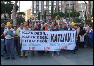 Soma’da hayatını kaybeden madenciler Antalya’da anıldı