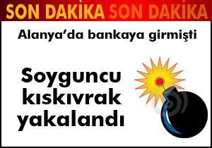 Alanya'da bombalı soygun girişimi