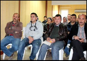 Esnafa su tesisatı bağlama semineri