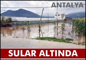 Seralar sular altında kaldı