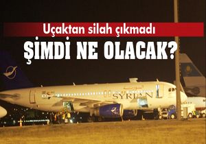 Suriye uçağından silah çıkmadı