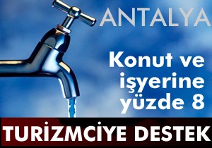 Turizmciye 'su' desteği