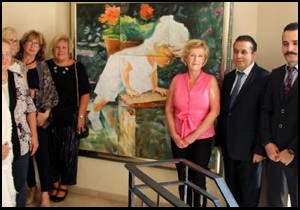 Finli sanat grubu'ndan alanya belediyesi'ne hediye tablo
