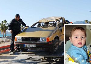 Takla atan otomobilde biri bebek 3 kişi yaralandı