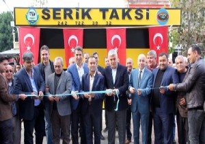 Serik'e modern taksi durağı
