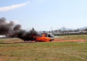 Gazipaşa-Alanya Havalimanı'nda tatbikat
