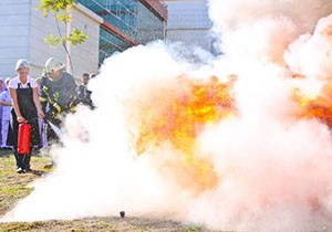 Hastanedeki yangın tatbikatı korkuttu