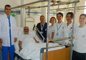 İranlı tatilci kalçasını kırdı