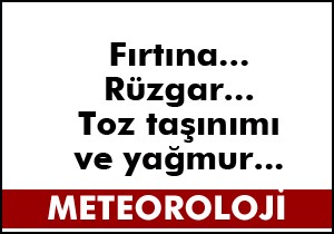 Meteoroloji'den uyarı var