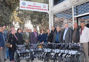 Almanya'dan engellilere tekerlikli sandalye