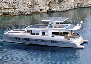Antalya'da, tamamen güneş enerjisiyle çalışan yat yapıldı