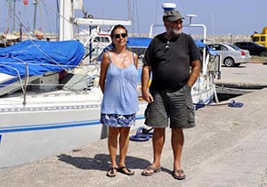 Kanada'dan yelkenliyle 5 yılda Antalya'ya geldiler