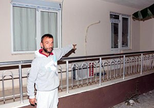 Televizyonu çalındı