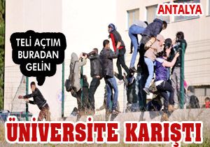 Akdeniz Üniversitesi yine karıştı