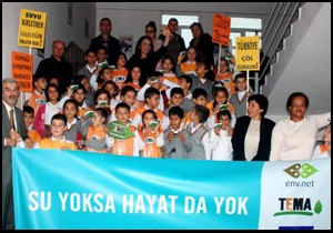 Manavgat'ta çevreci öğrencilere ödül