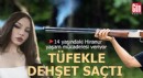 'Çocuklar ses yapıyor' dedi, tüfekle dehşet saçtı