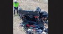 Otomobil, şarampole devrildi: 2 ölü, 2 ağır yaralı