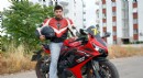 'Yürüyemez' dediler, o motosikletine Antalya'da yeniden kavuştu