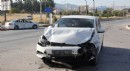 14 yaşındaki sürücü kaza yaptı: 1 yaralı