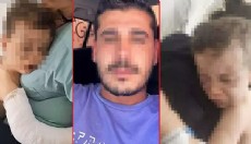 2 yaşındaki çocuğa vahşeti yaşattı