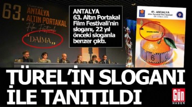 Altın Portakal Film Festivali 22 yıl önceki sloganla başlıyor