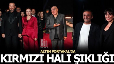 Altın Portakal'da kırmızı halı şıklığı