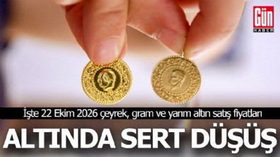 Altında sert düşüş