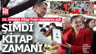 Antalya Kitap Fuarı kapılarını açtı