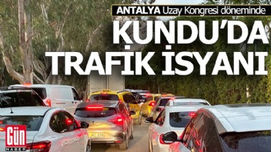 Antalya Uzay Kongresi döneminde Kundu'da trafik isyanı