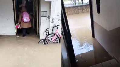 Antalya’da sağanak su baskınlarına neden oldu