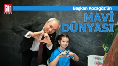 Başkan Kocagöz’ün Mavi Dünyası özel çocuklara umut oluyor