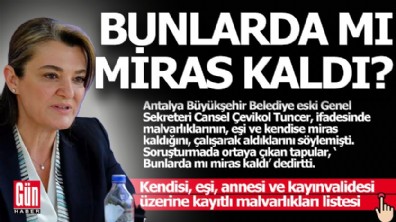 Bunlarda mı miras kaldı Cansel hanım?