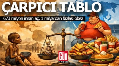 Çarpıcı tablo: 673 milyon insan aç, 1 milyardan fazlası obez