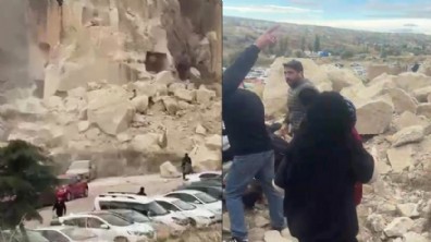 Kapadokya'da peribacası çöktü: Ölü ve yaralılar var